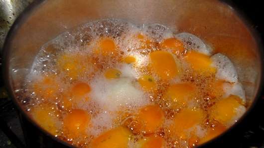 Haciendo Dulce De Quinotos