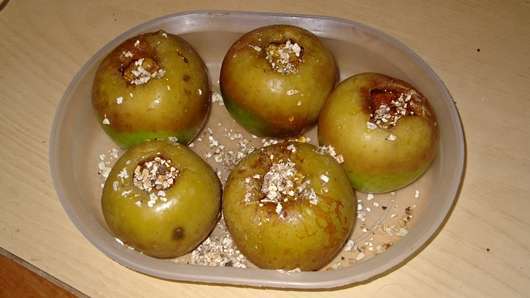 Manzanas Rellenas De Avena-y-miel