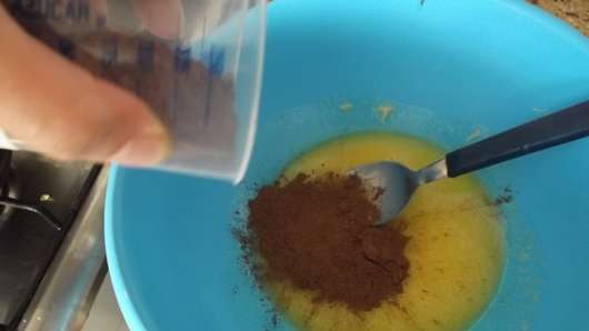 Brownies, manteca y cacao