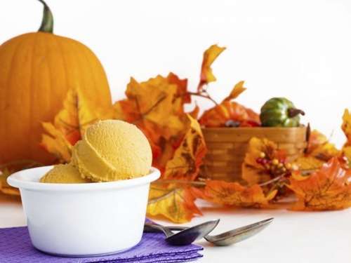 Helado de calabaza