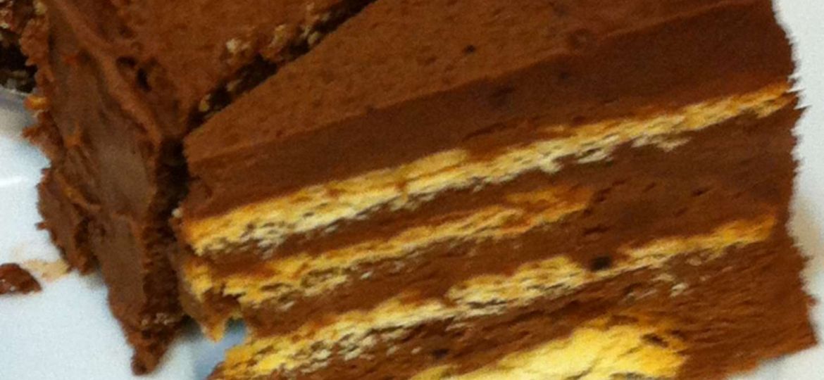 Postre marquesa de chocolate