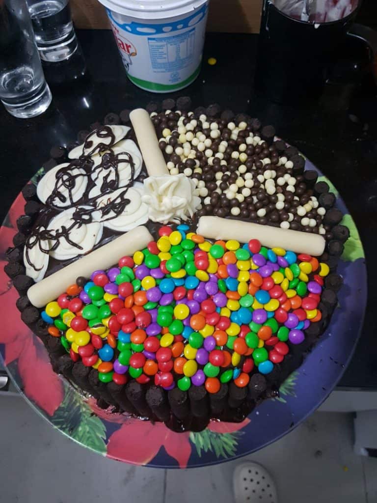 torta candy o torta de dulces